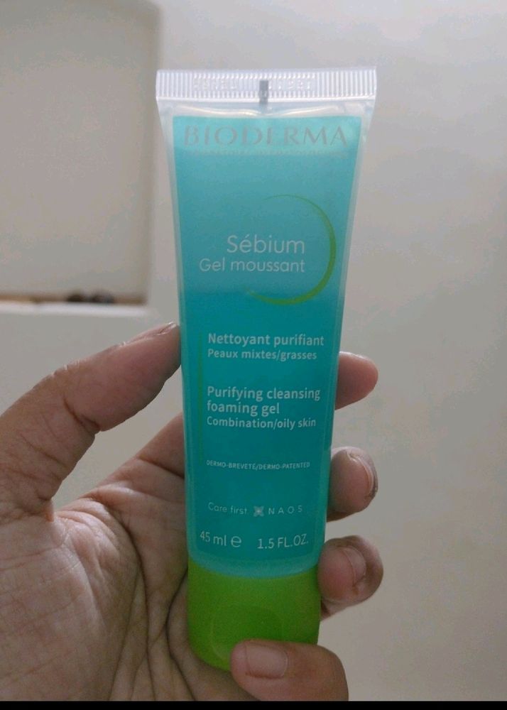 Biore Uv Sunscreen And Bioderma Blue Face Wash