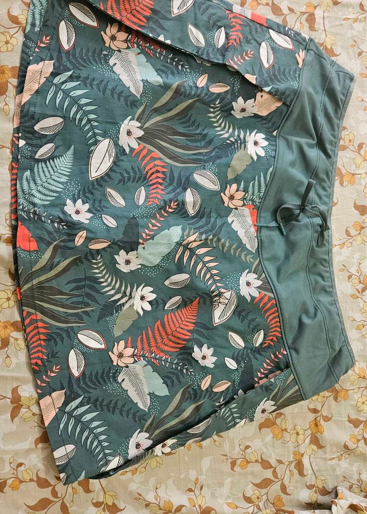 Floral Print Skort