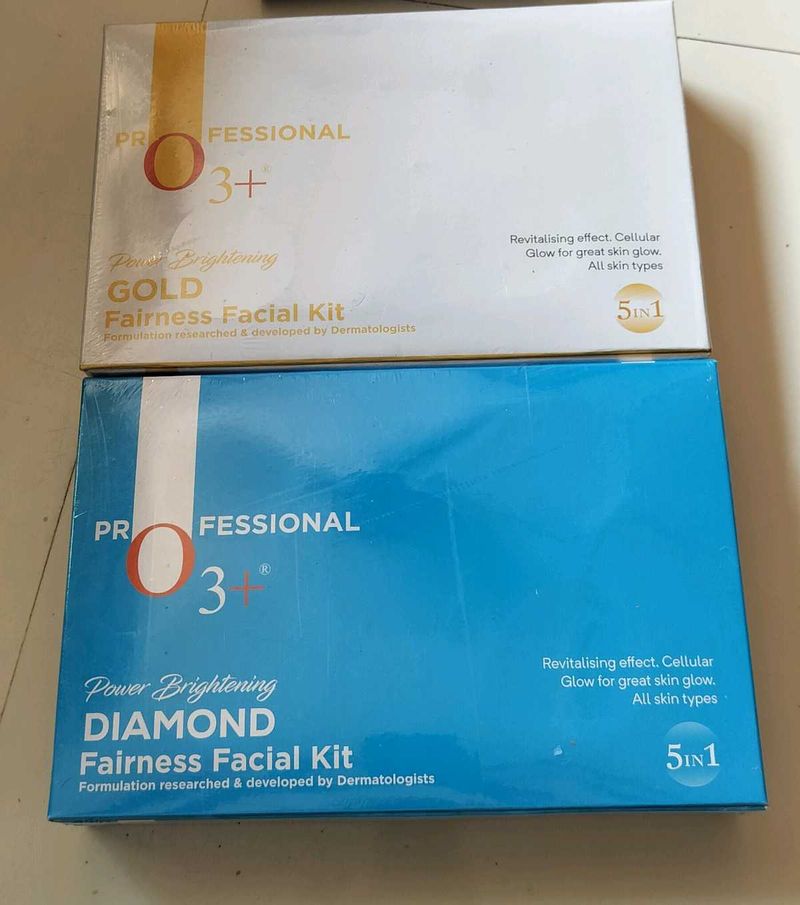 2 Professional O3+ Facial Kit (Gold &amp; Diamond