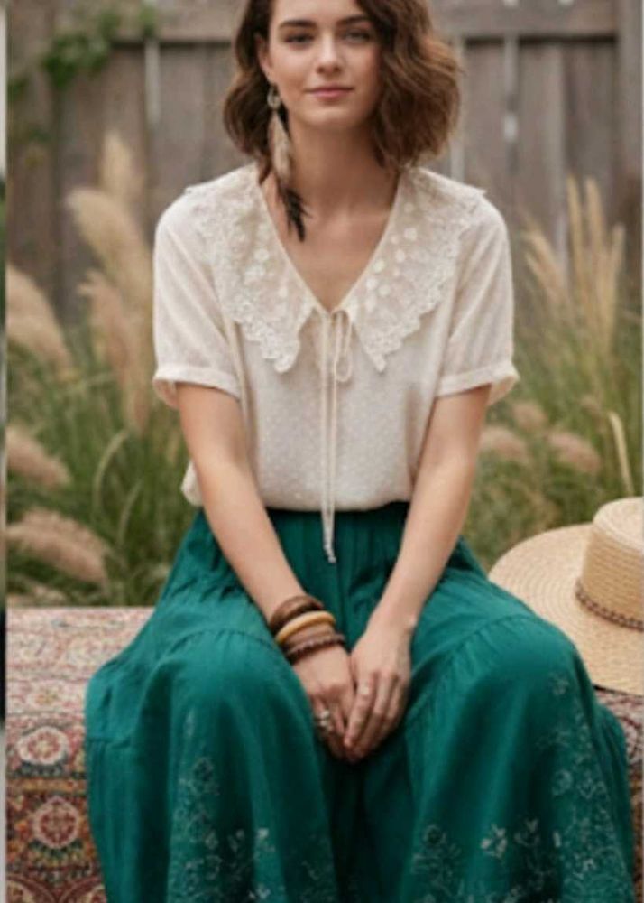 Lace Collar Blouse