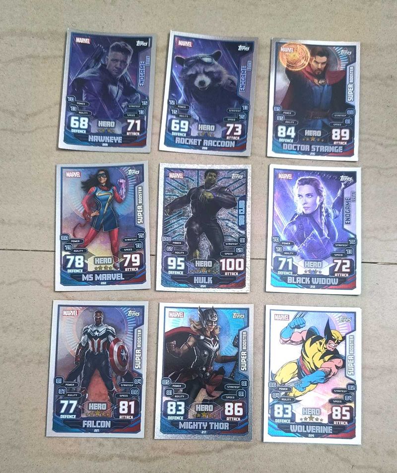 Marvel Hero Attax Trading Cards
