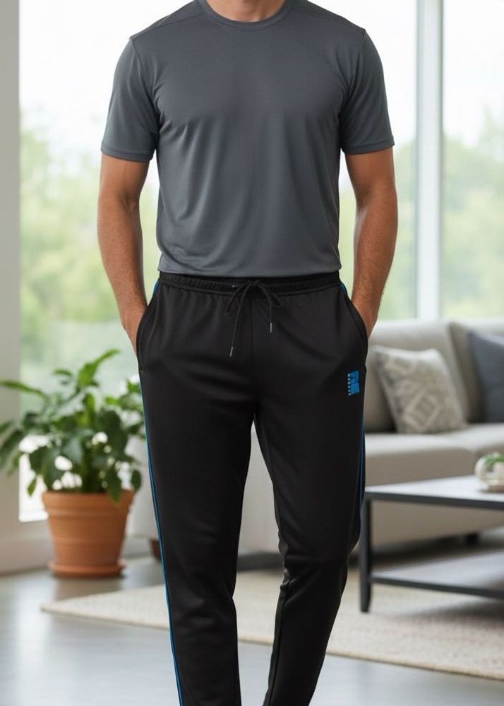 Black Track Pants