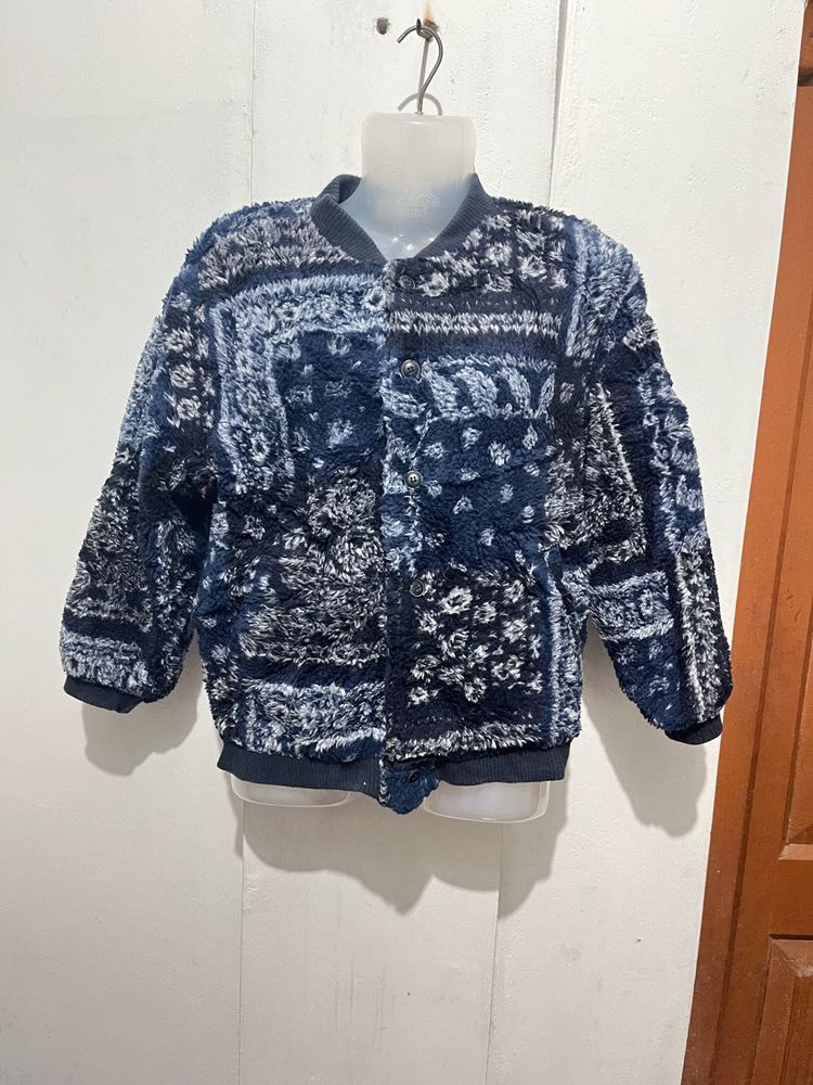Cozy Printed Bomber Jacket
