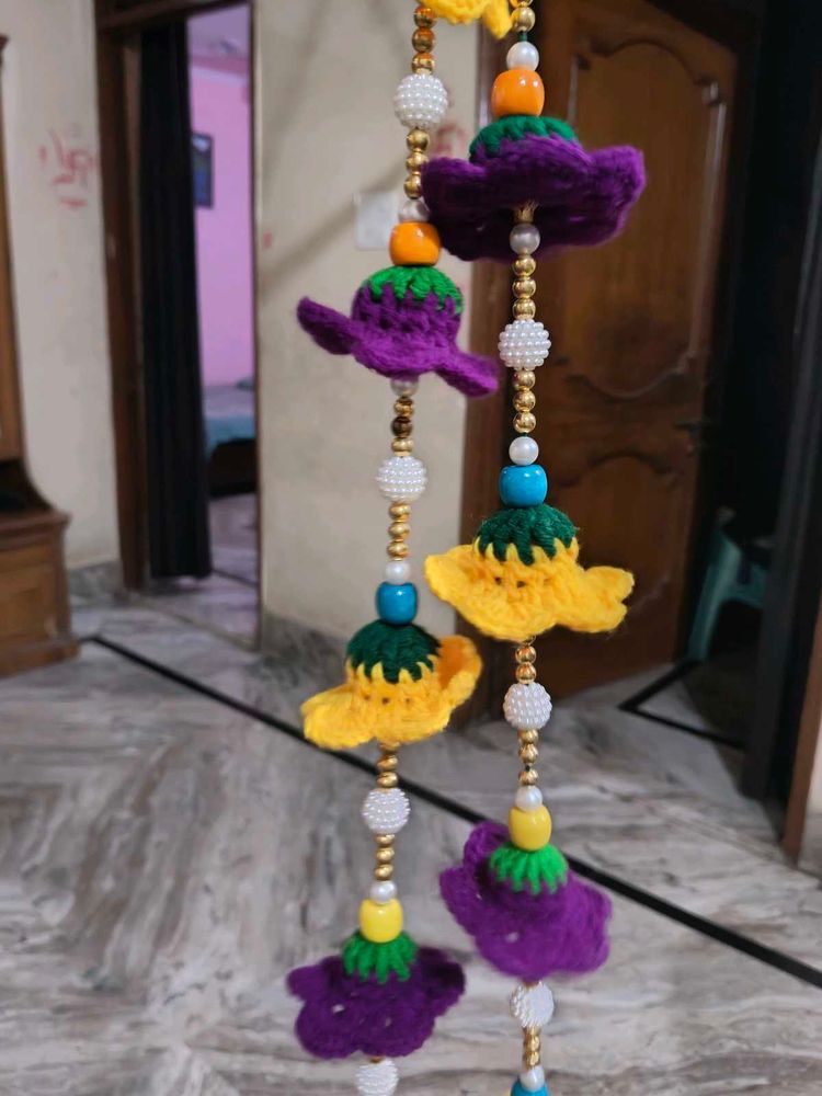 Handmade Crochet Door Hanging Toran