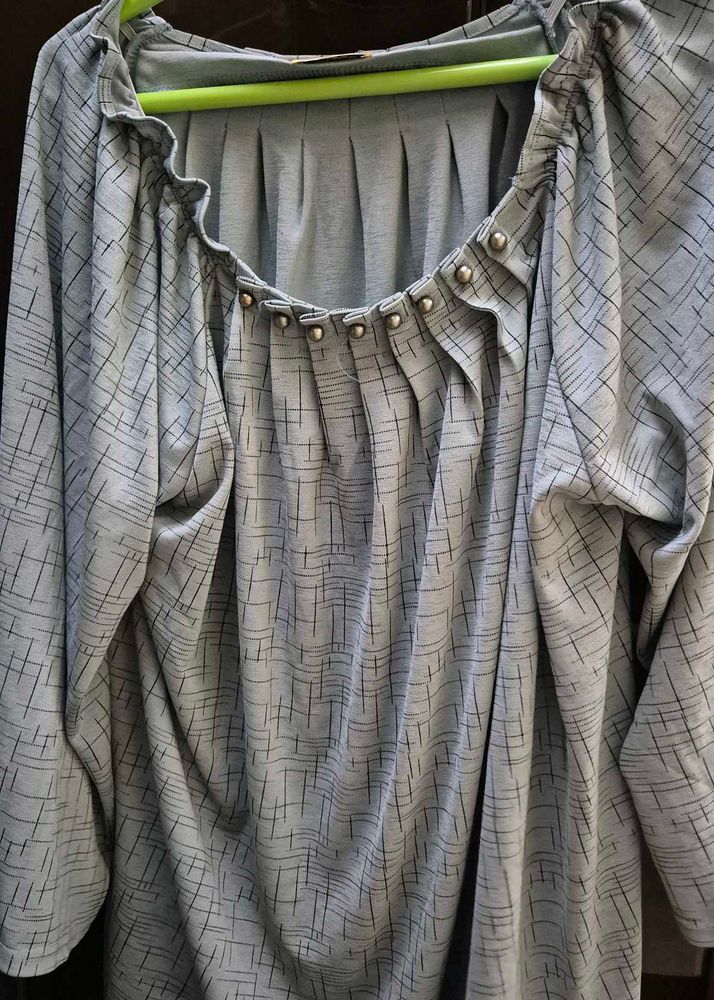 Elegant Printed Blouse