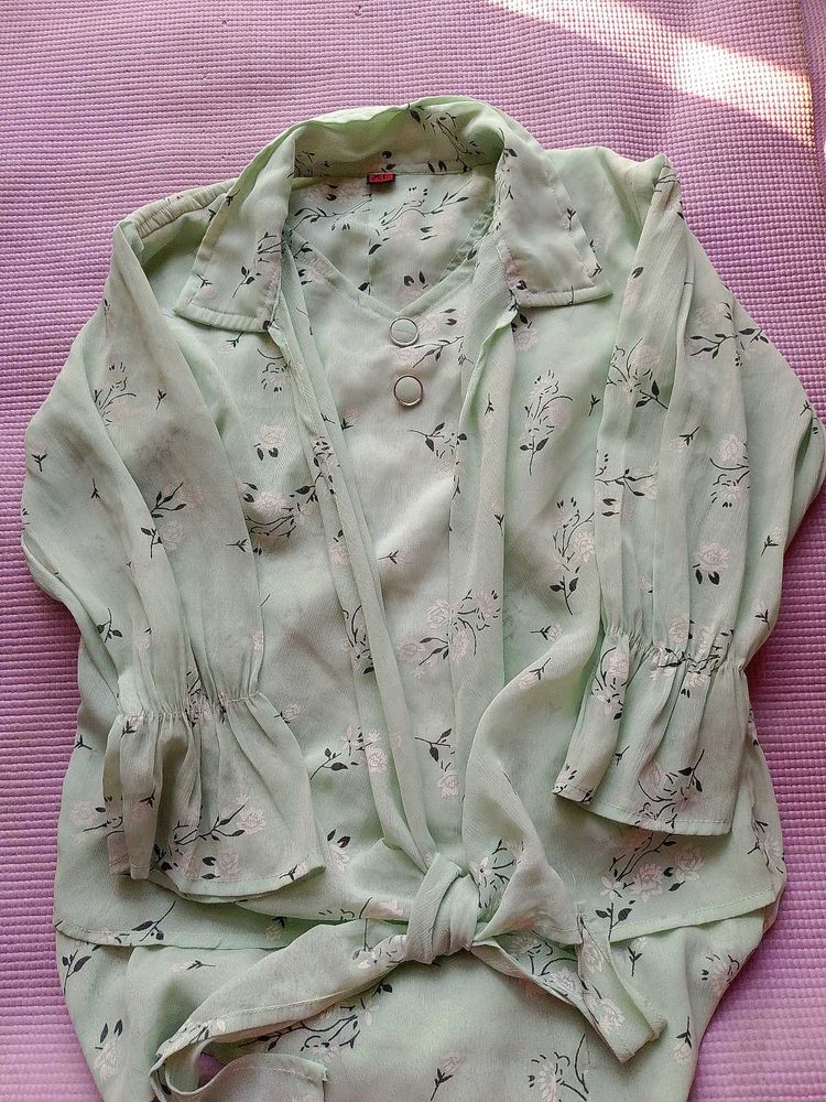 Floral Print Kurta Set