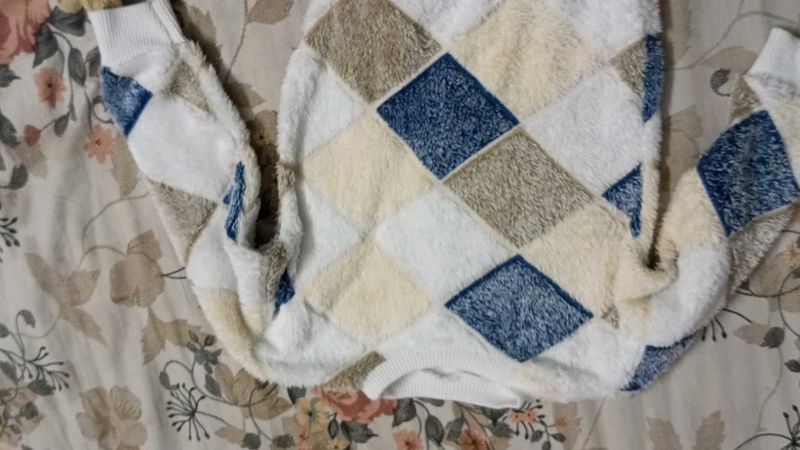 Cozy Diamond Pattern Sweater