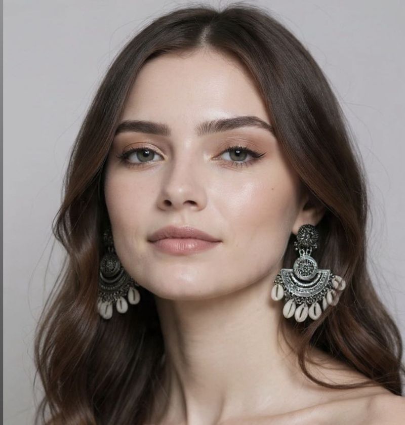 Shell Bangle &amp; Earring Set