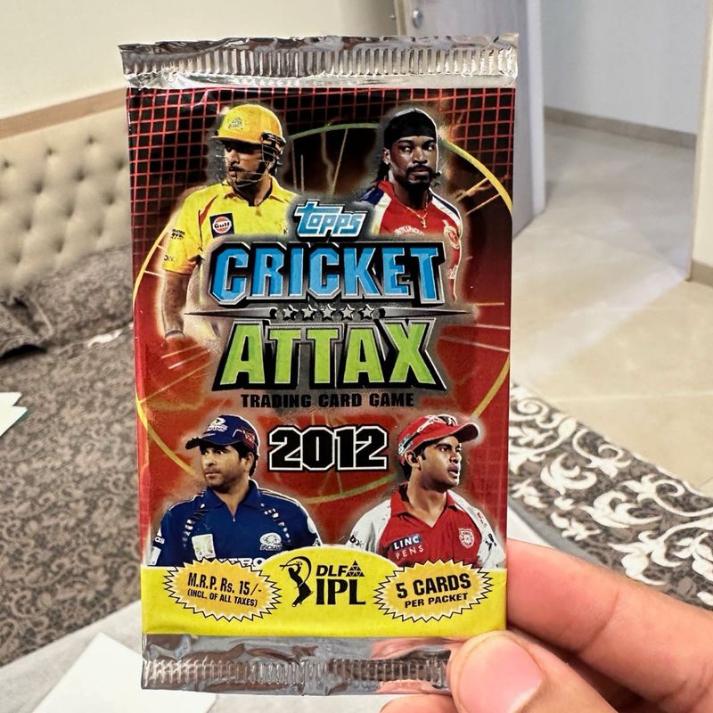Topps Cricket Attax 2012 Sealed Pack -5 Packs