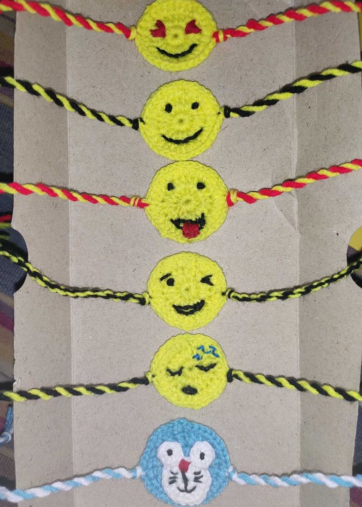 Any One Handmade Emoji Rakhi