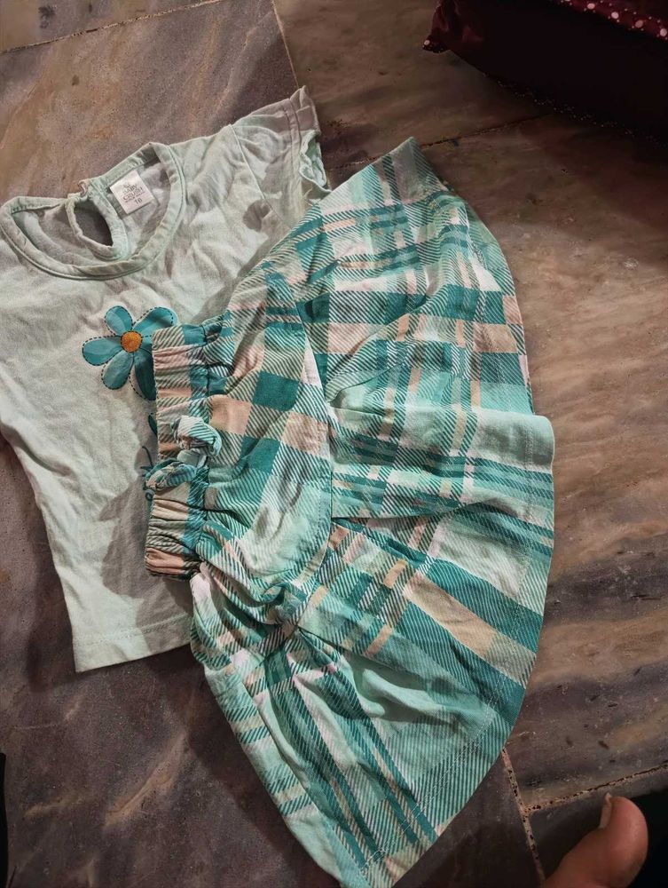 Cute Baby Girl Top &amp; Pants Set