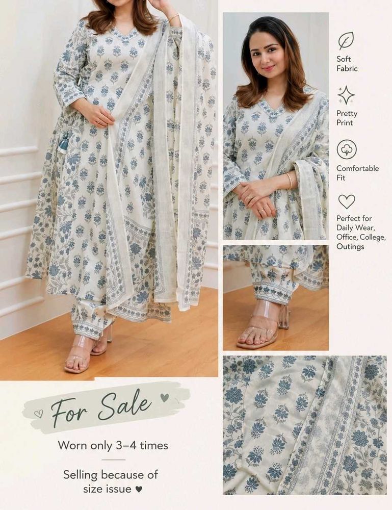 Pretty Printed Kurta Set with Dupatta