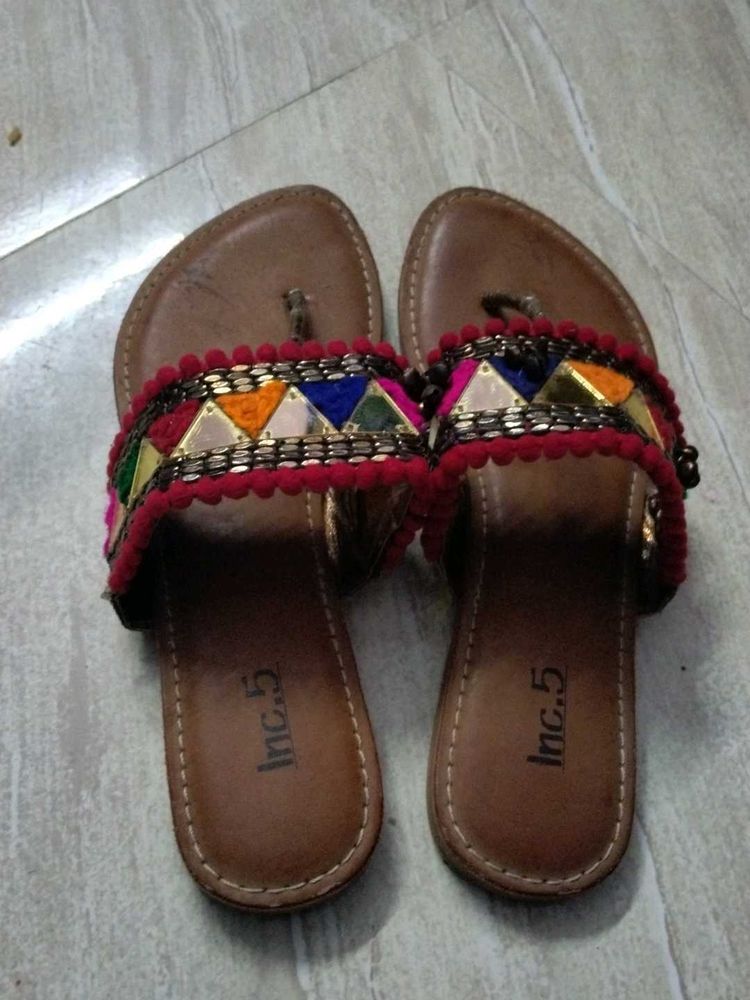 INC.5 Embellished Sandals
