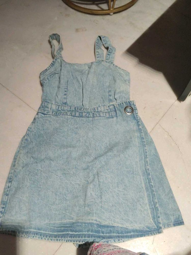 Dungree Denim Dress