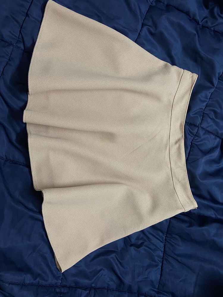Beige Skater Skirt – Dotori Korean Brand