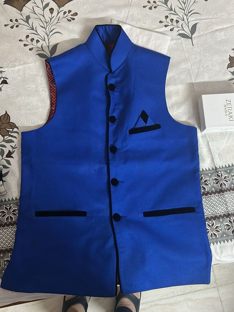 Blue Ethnic Jacket