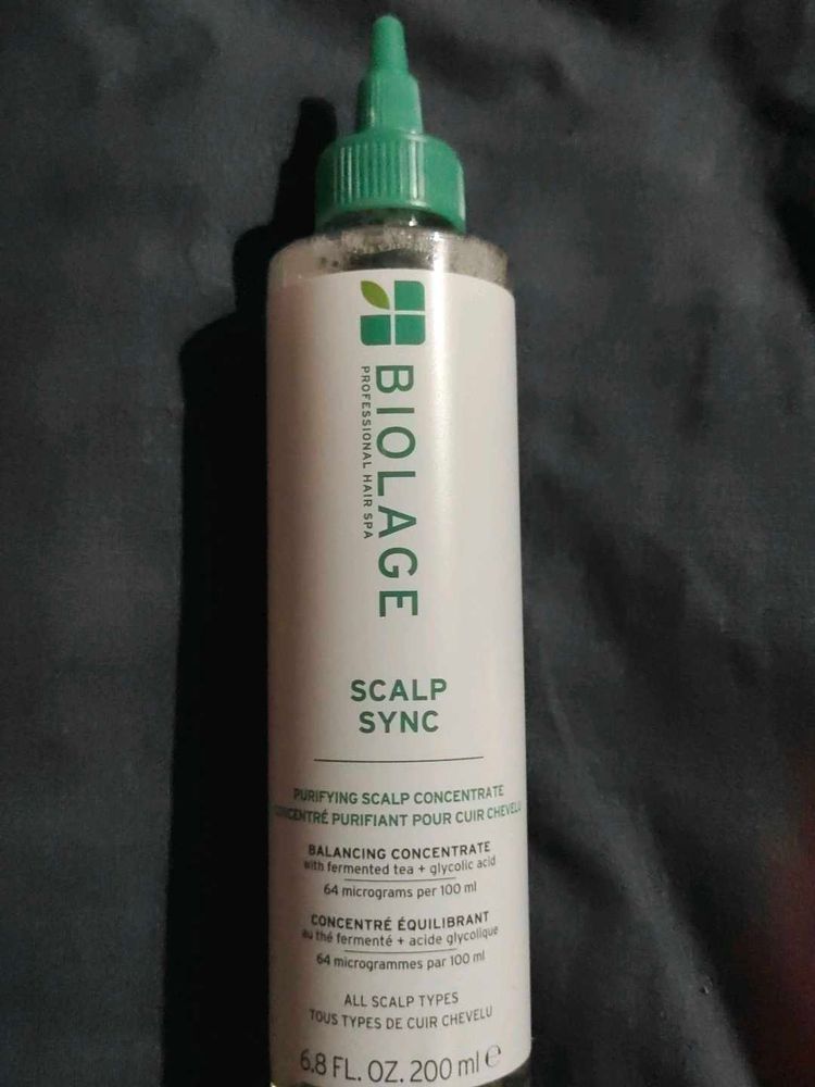 Biolage Scalp Sync for dandruff and damaged hair