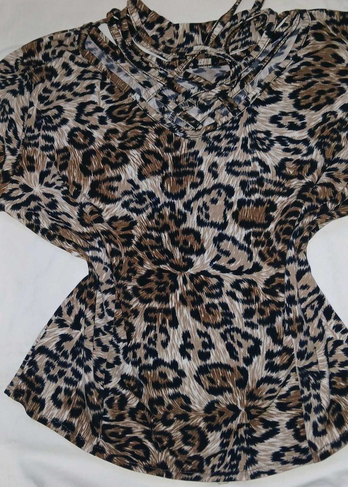 Leopard Print Top