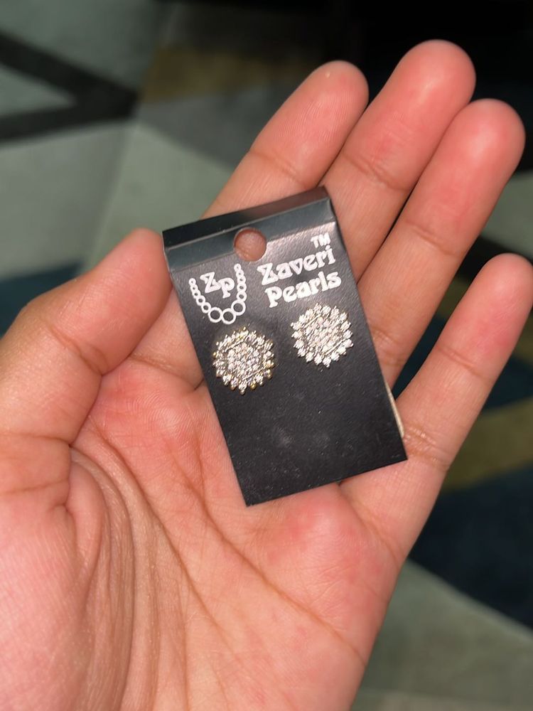 Pair Of Studs With Stones