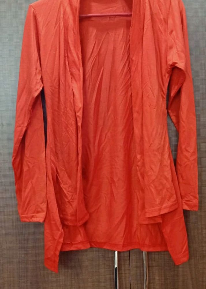 Women Red Shrug