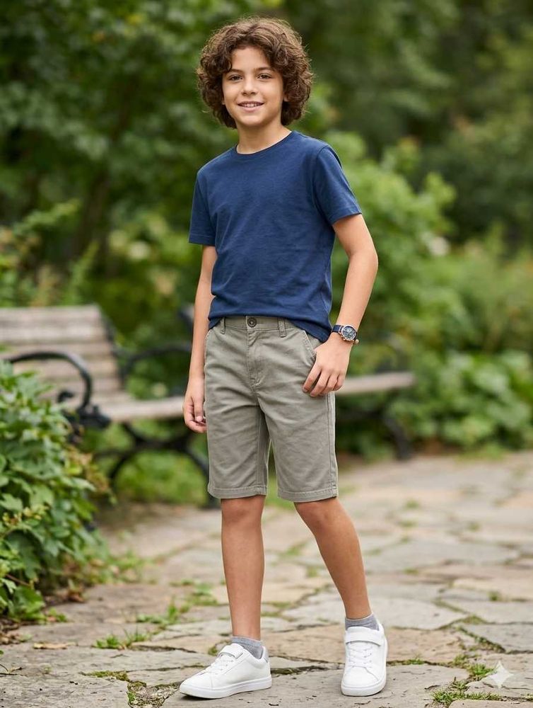 Boy's Casual Outfit - T-shirt &amp; Shorts