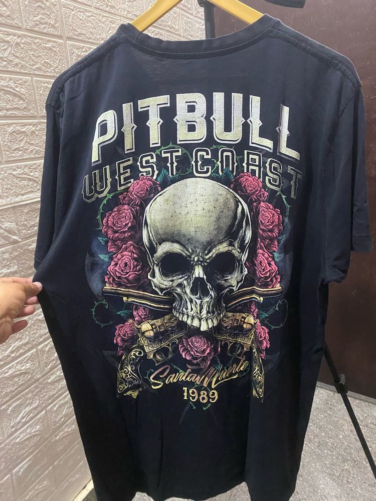 Pitbull West Coast Skull T-Shirt