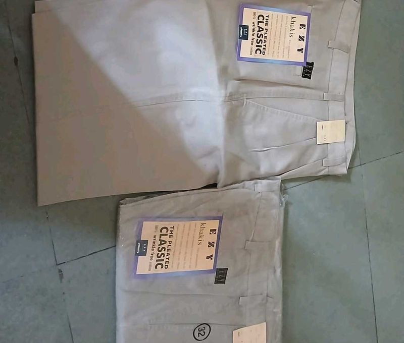 EZY Khakis - Classic Pleated Pants