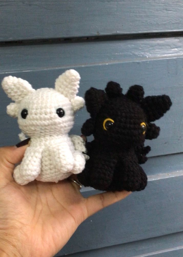 Cute Crochet Dragon Set toothless