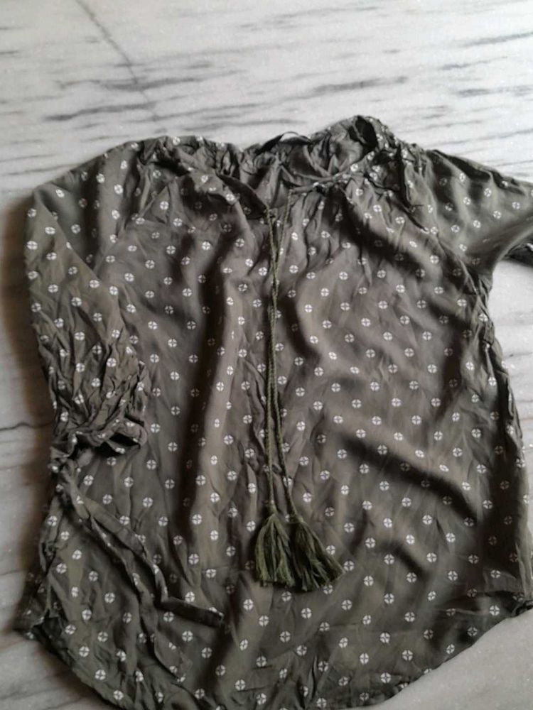 Boho Print Tunic Top