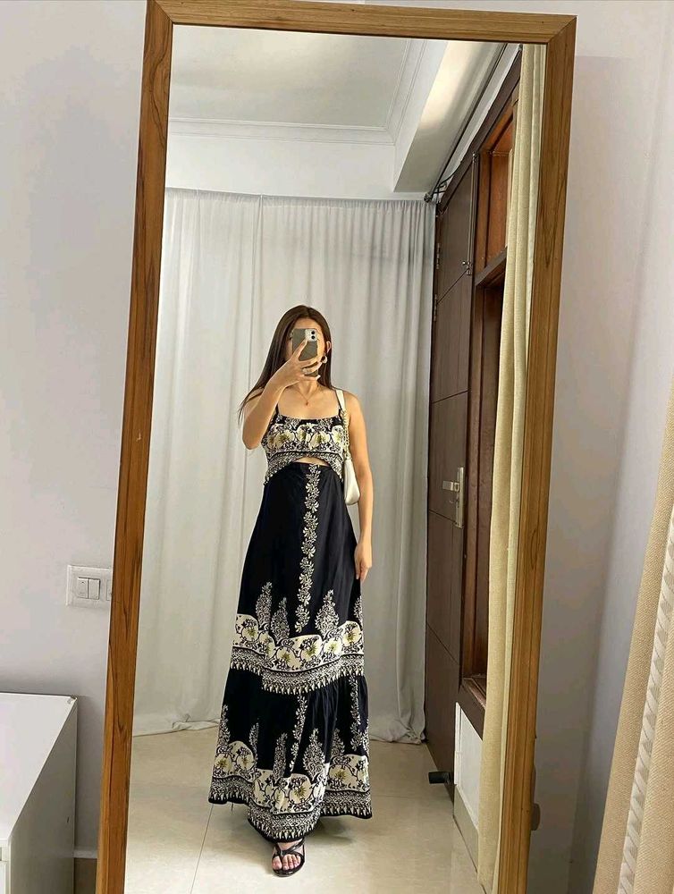 Boho Print Maxi Dress