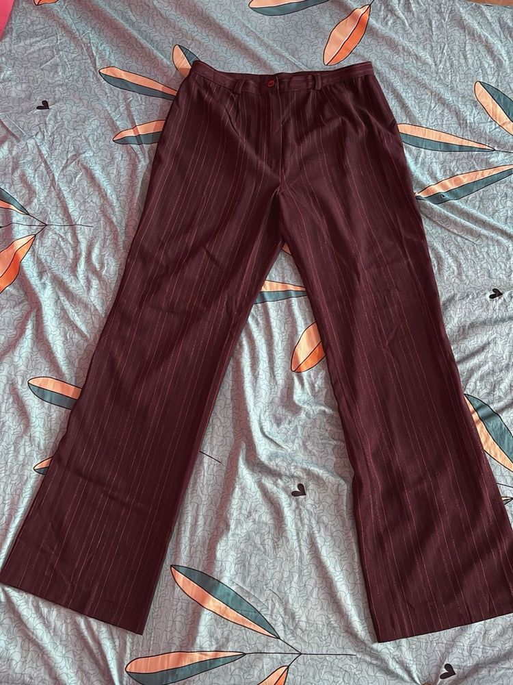 Striped Wide Leg Pants