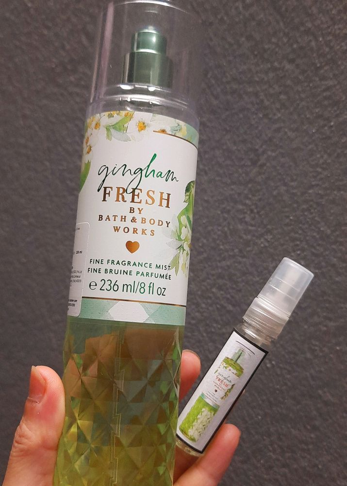 🆕️GINGHAM FRESH BY BATH &amp; BODY WORKS SAMPLE