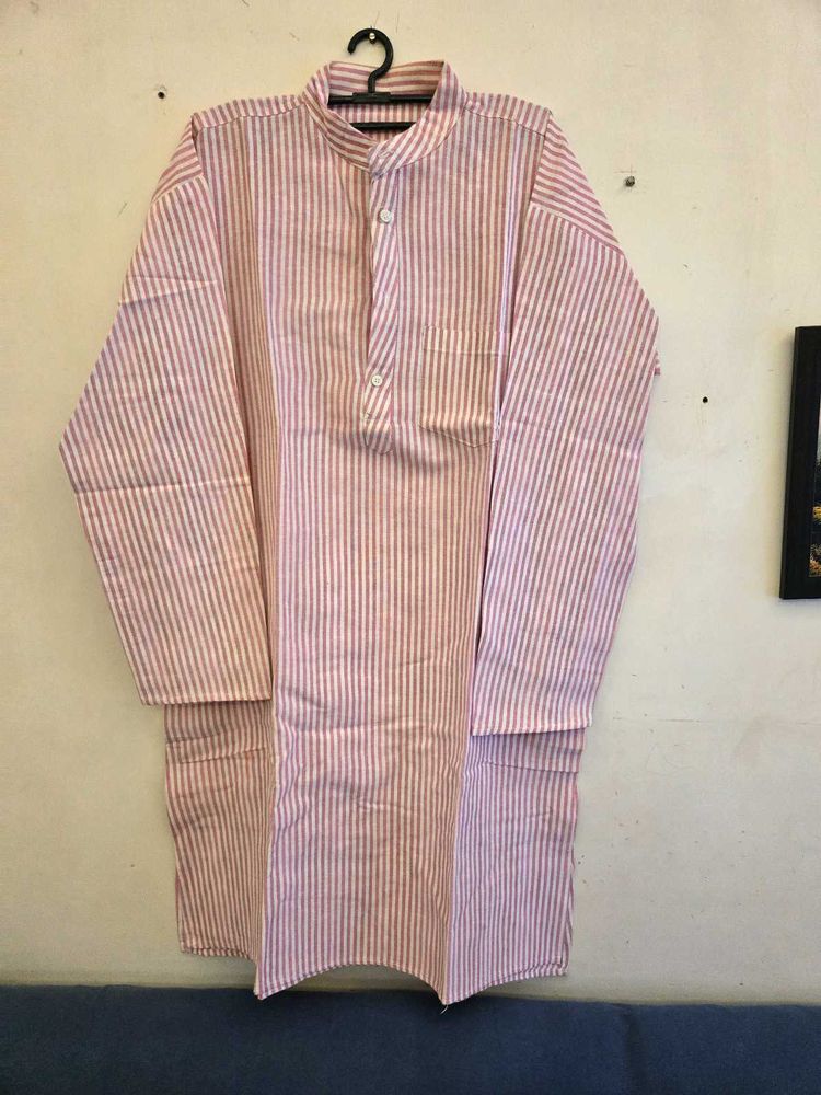 Men's Cotton Striped Kurta