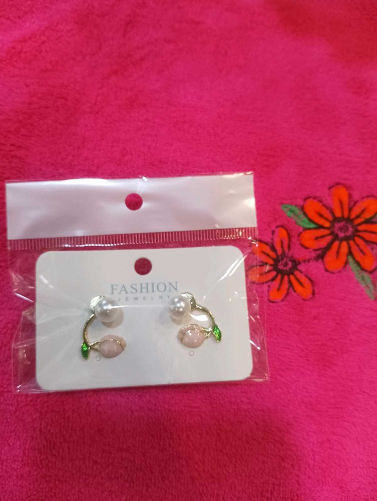 Pearl Tulip Earrings