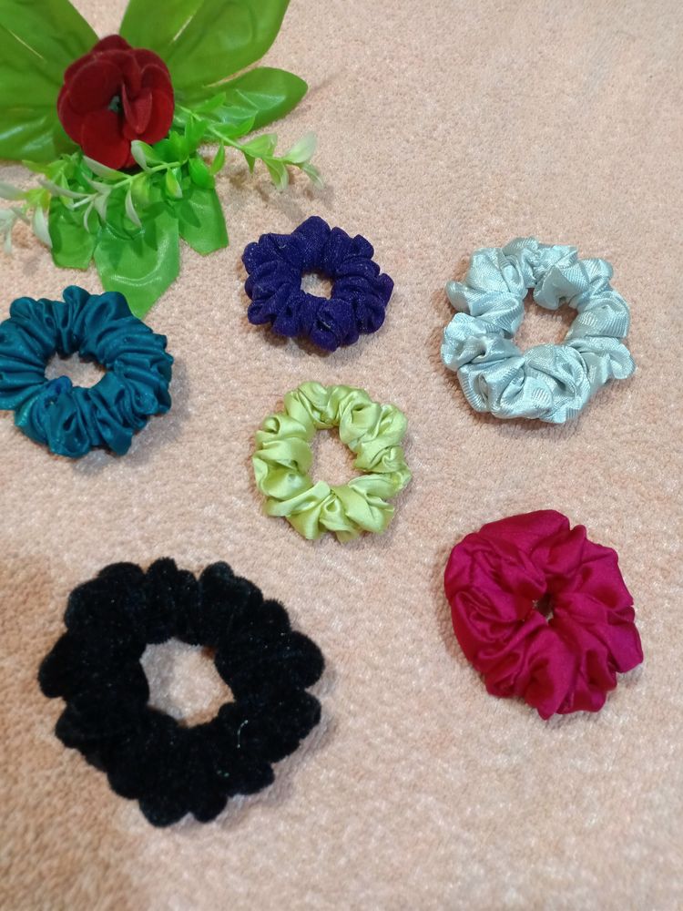 New Scrunchies Pack Of 6