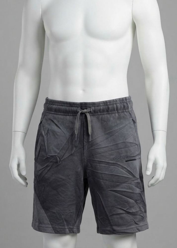 Adidas Grey Textured Shorts