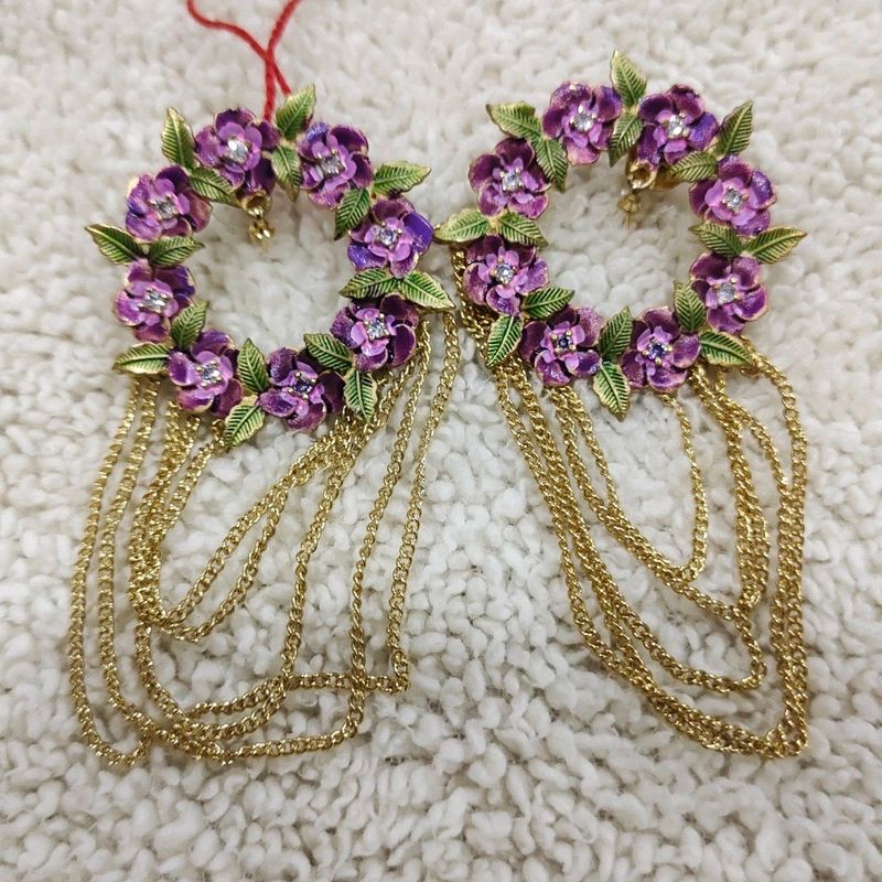 Flower earing