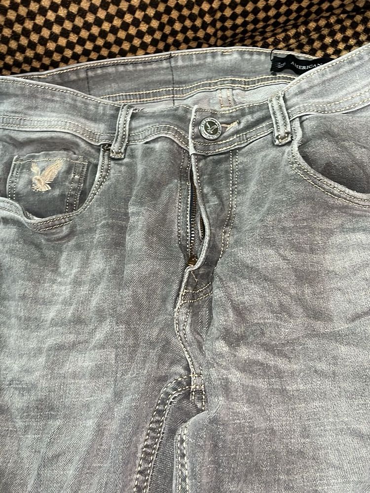 American Eagle Grey Jeans