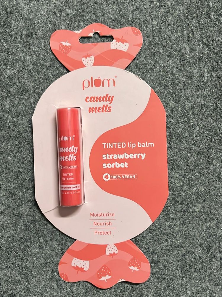 Plum Strawberry Sorbet Tinted Lip Balm