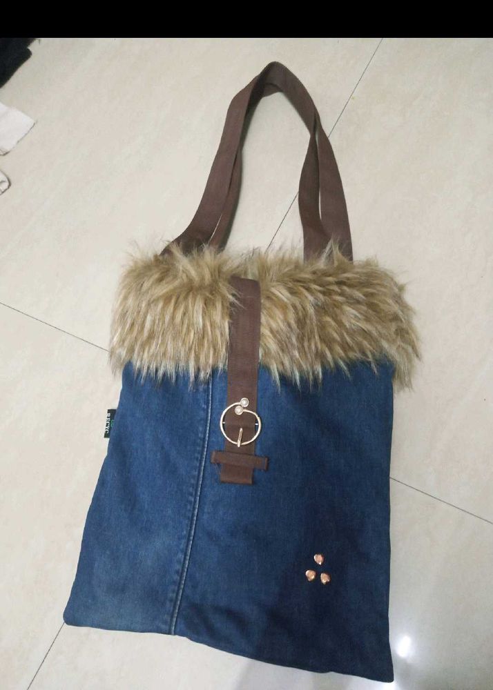Denim Tote Bag