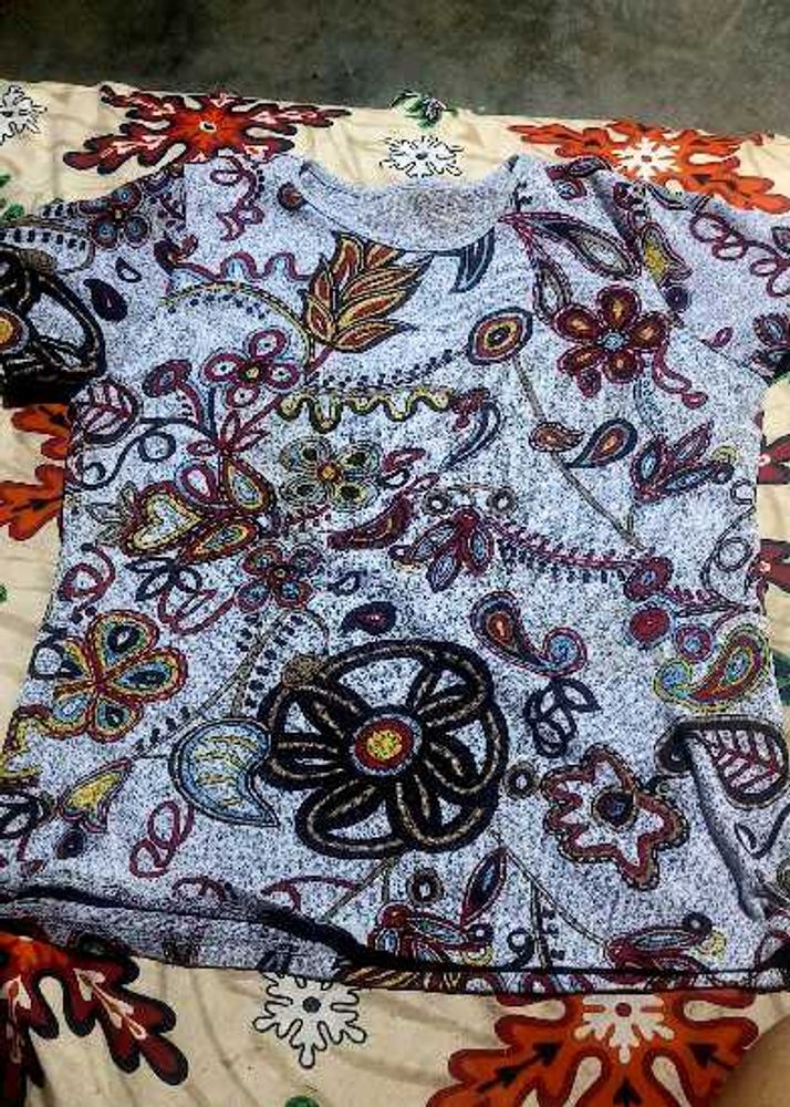 Boho Floral Print T-Shirt