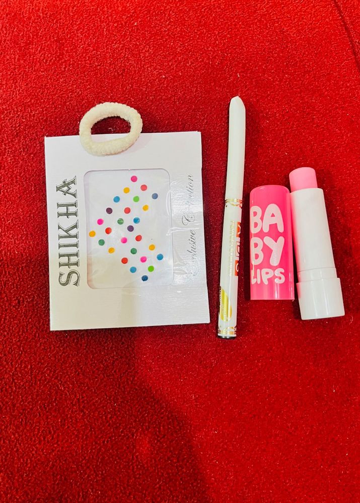 Shikha Bindi &amp; Baby Lips Lip Balm Set