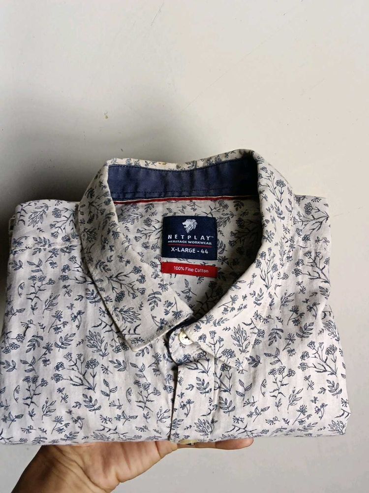 Netplay Men's Floral Print Shirt