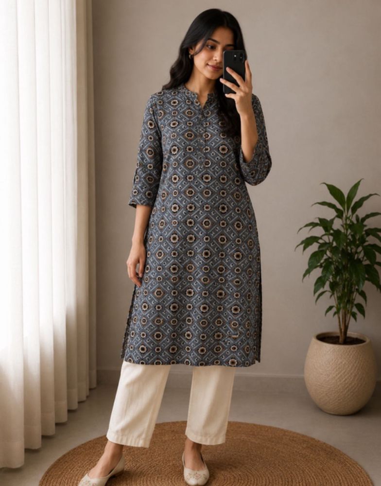 Stylish Printed Kurta