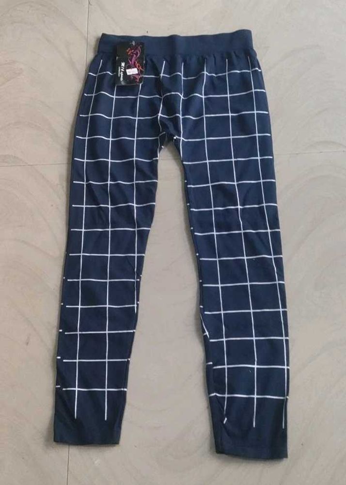 Checkered Print Pants