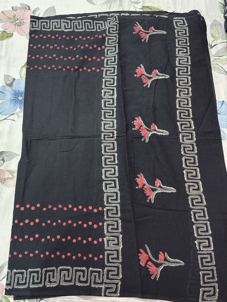 Hand Block print Dupatta(Pure cotton)