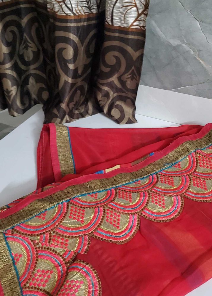 Pink Saree