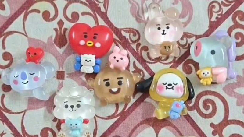 Cute BT21Charms for Crafts