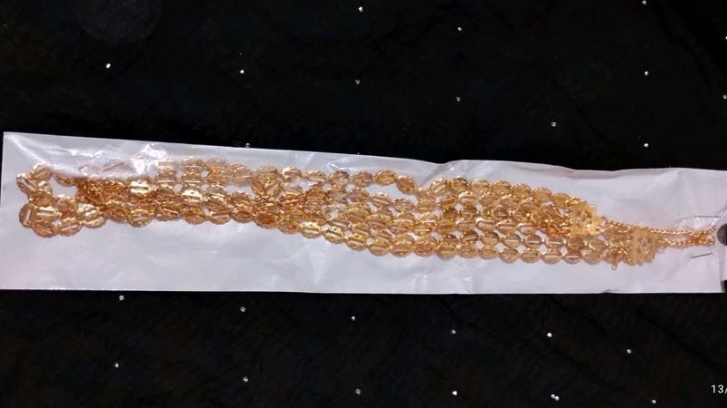 New Gold-Tone Layered Choker Necklace