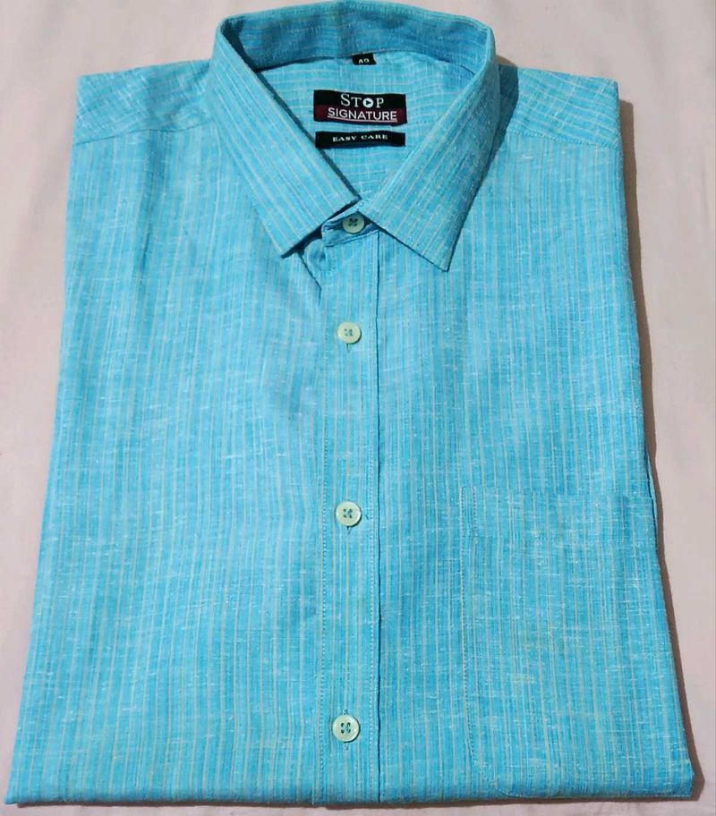 Stop Signature Men's Striped Shirt